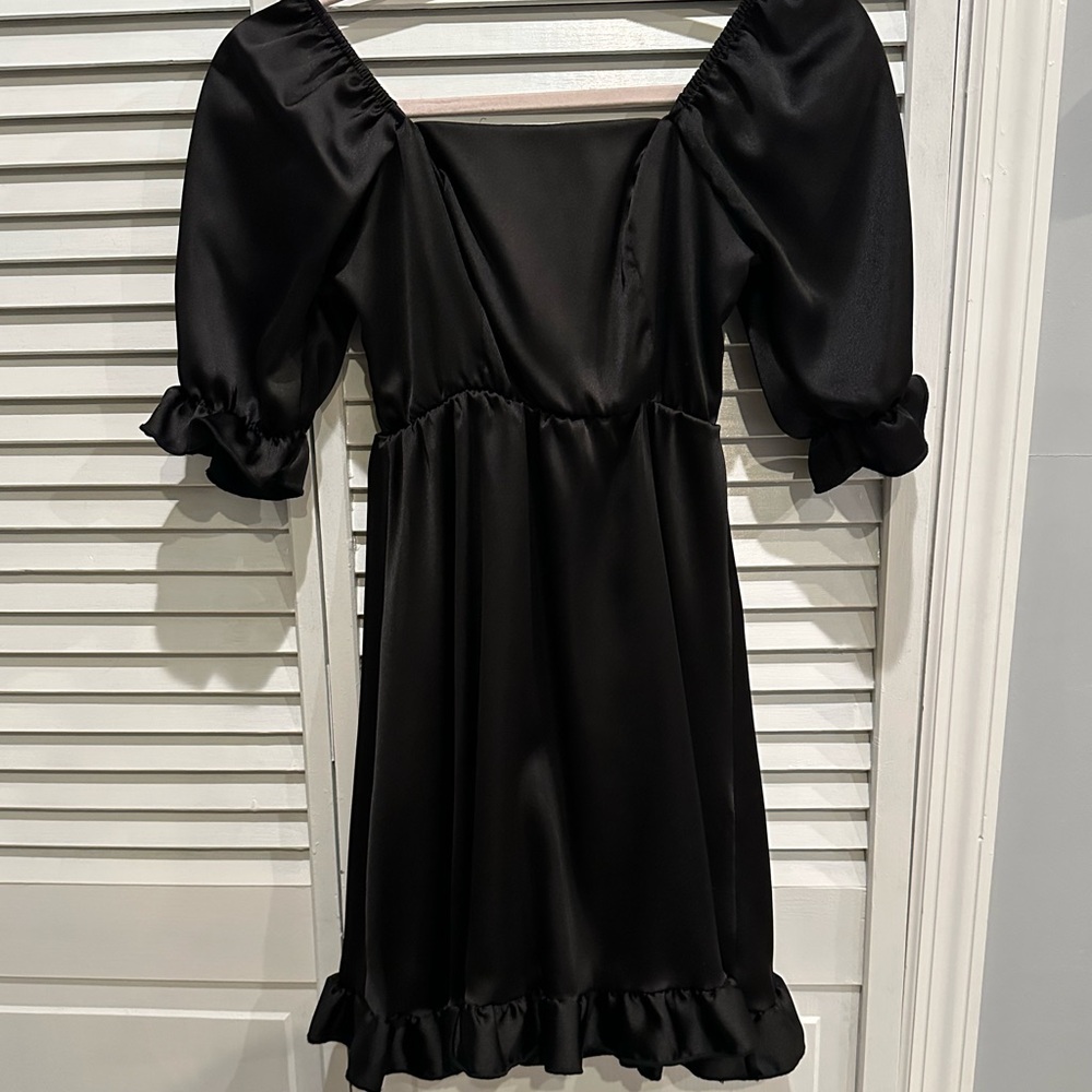 Foxblood Satin “Doll Parts” Dress, size small